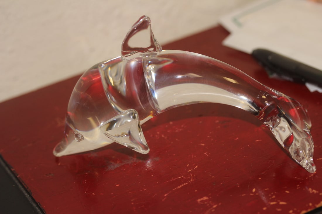 Signed Steuben Dolphin - 2