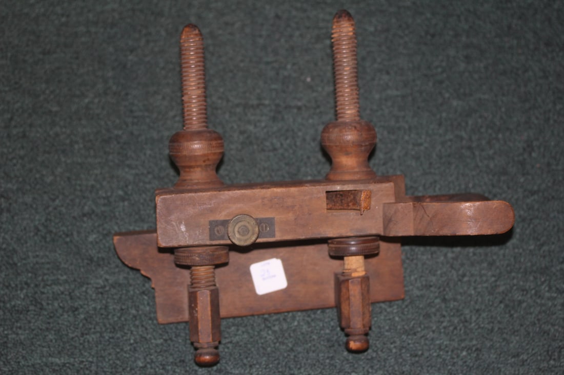 Antique Wood Plane: approximately 12 inches across - most likely 19th century