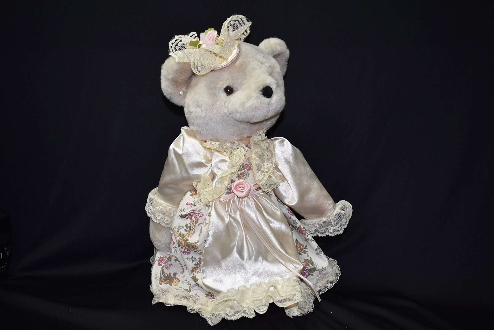 A Cute Teddy Bear: 16 1/2" tall