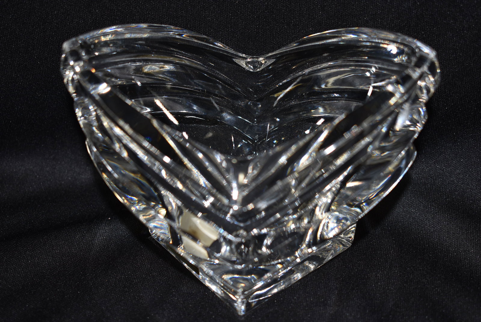 A Crystal Trinket Dish: made in Germany by Mikasa - 5" across