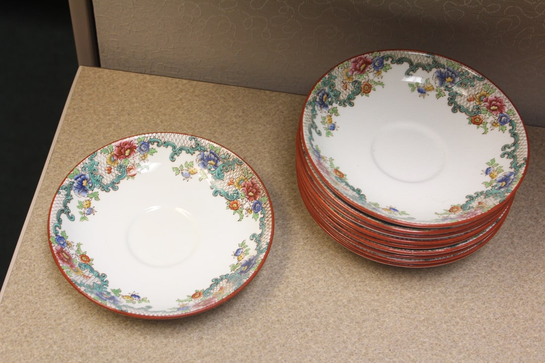 Set of Ten Cauldon Saucers (1 of 5)