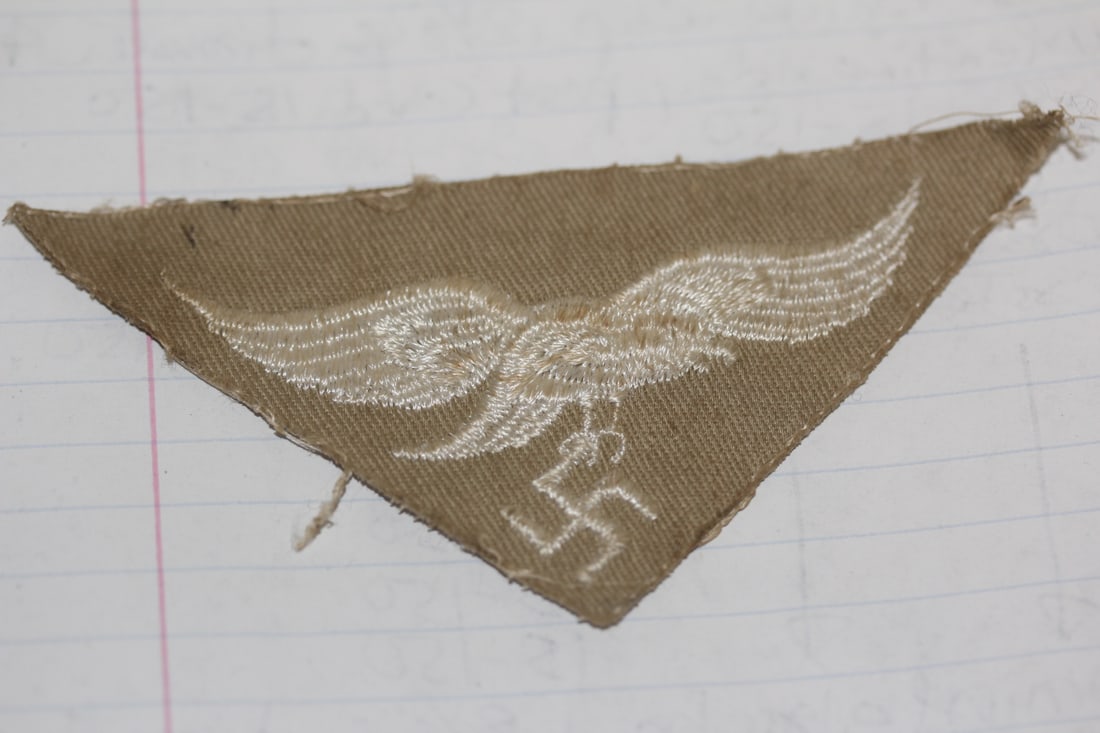 WWII Era German Luftwaffe Patch: Luftwaffe Tropical breat eagle patch