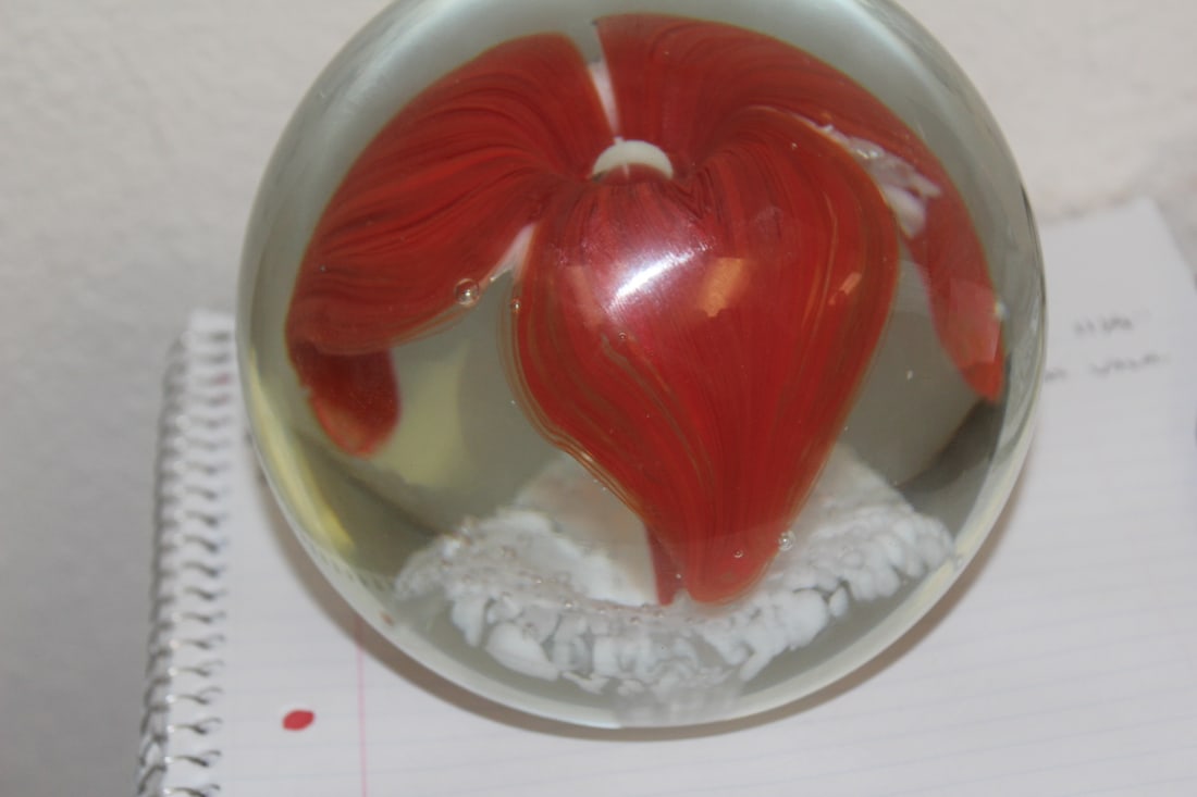 Large Signed Paperweight - 3