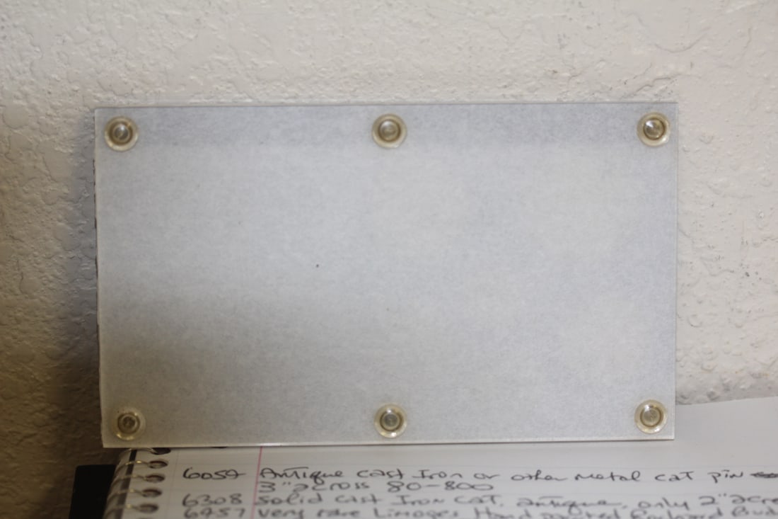 Empty Lucite Coin Case - 2