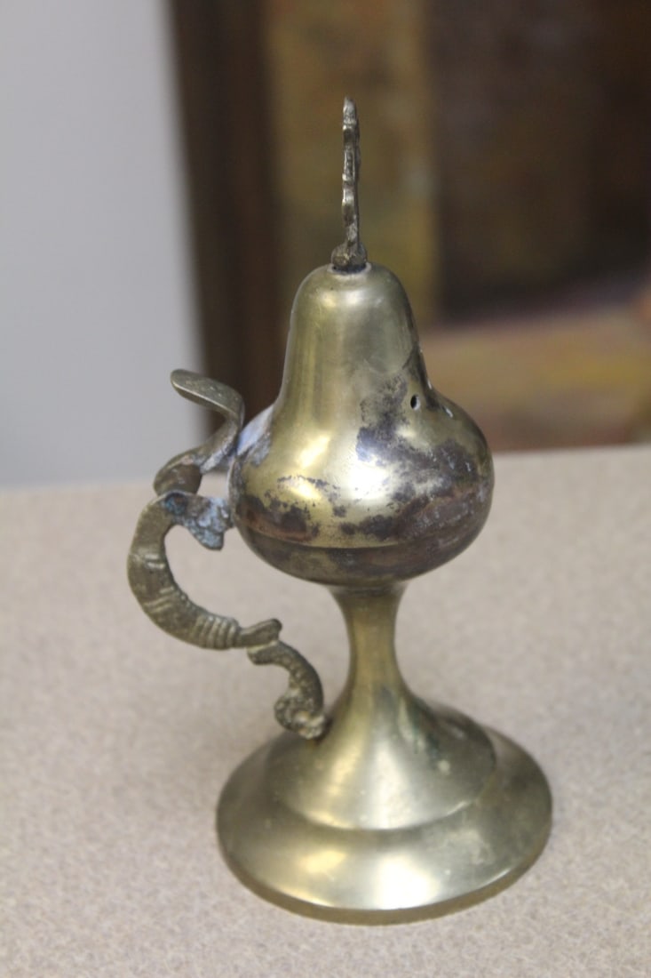 Religious Brass Container - 4