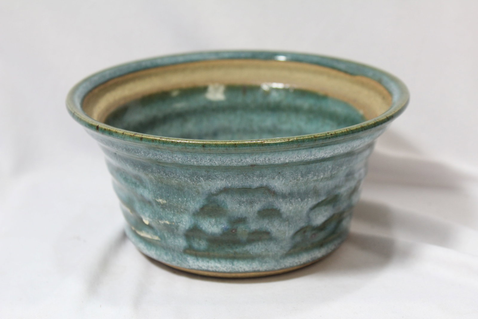 A Signed Pottery Bowl: 6 1/2" in diameter