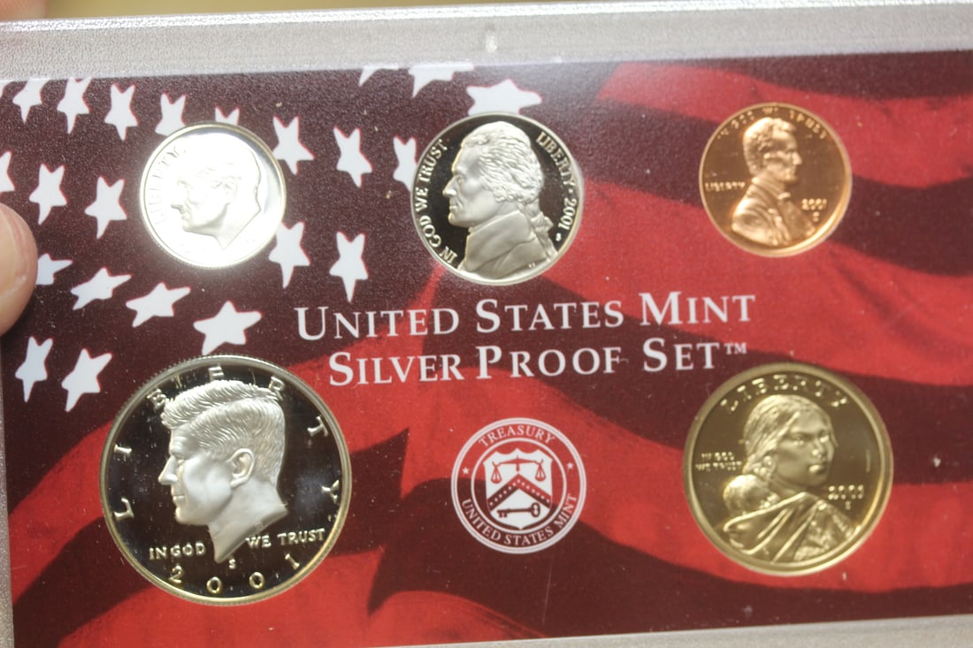 2001 US Mint Silver Proof Set - 5