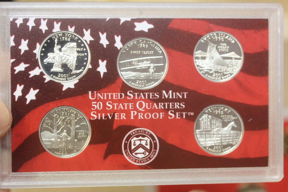 2001 US Mint Silver Proof Set - 3