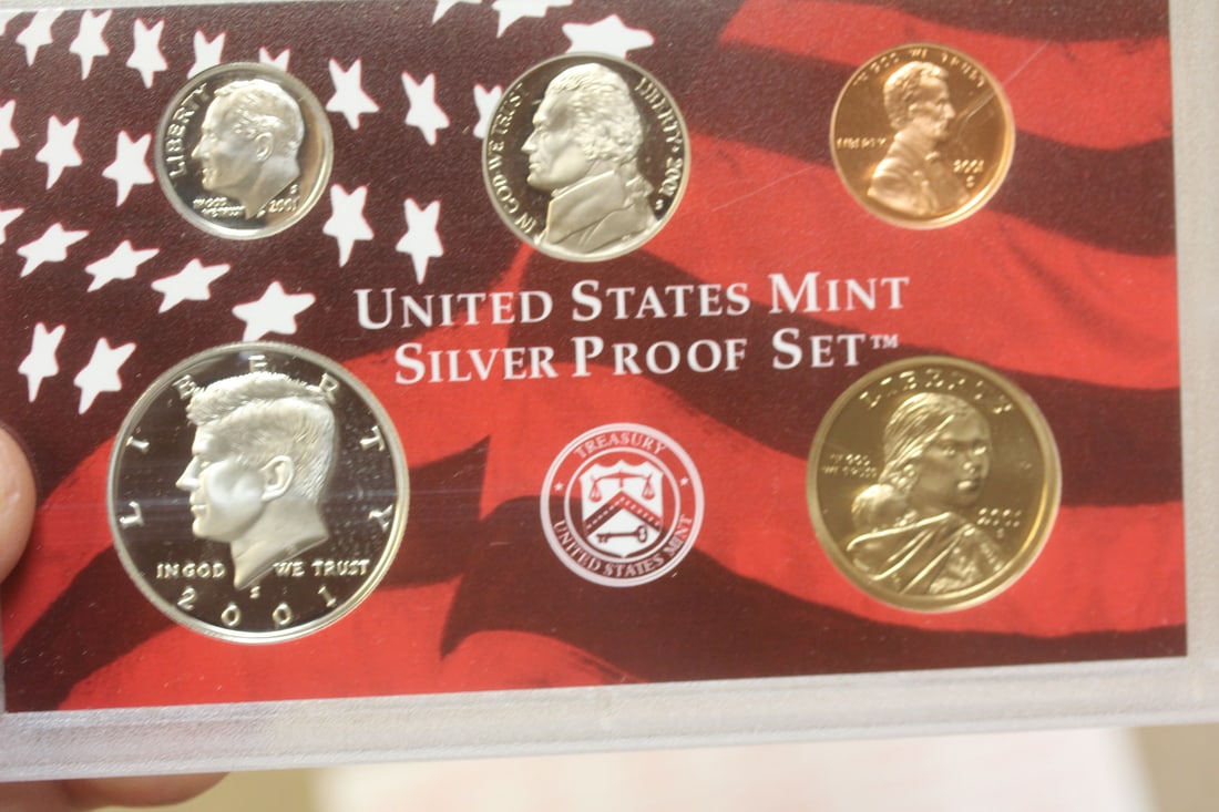 2001 US Mint Silver Proof Set - 5