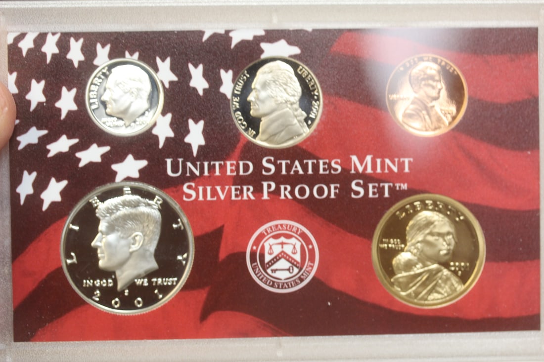 2001 US Mint Silver Proof Set - 4