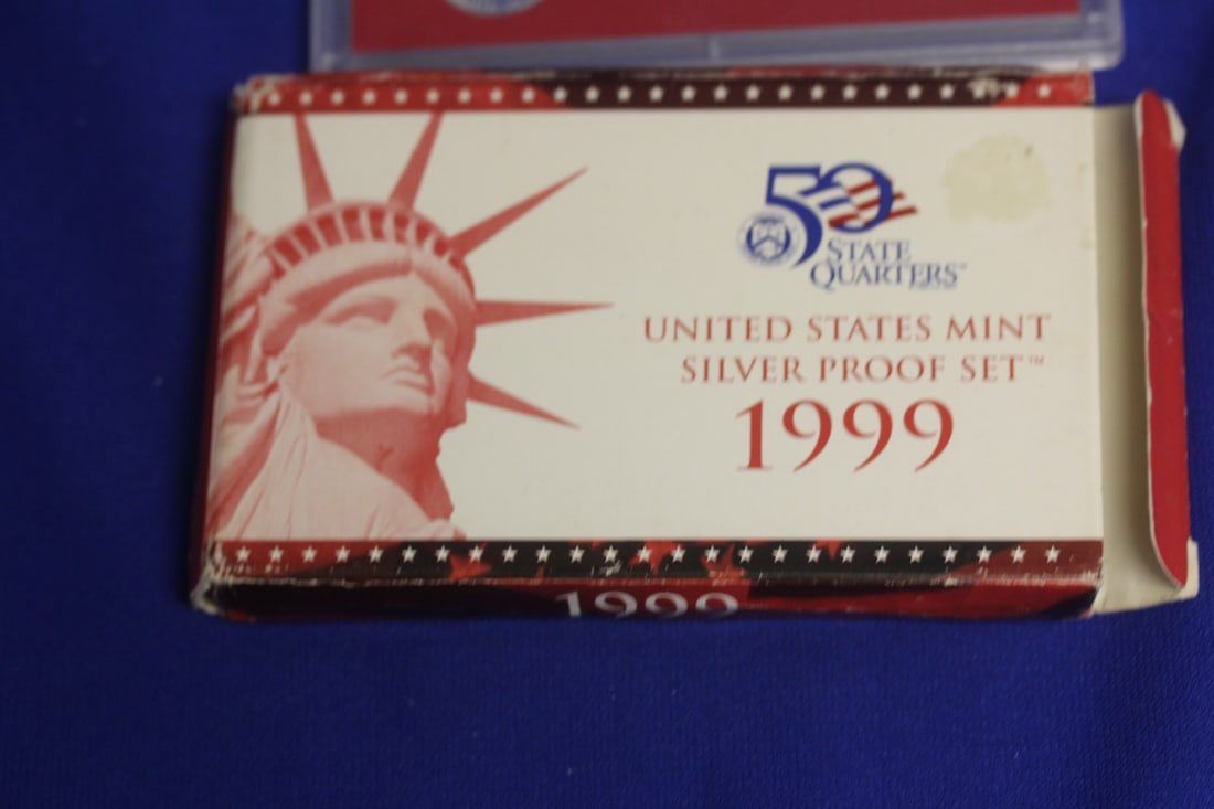 1999 US Mint Silver Proof Set: as shown on photos