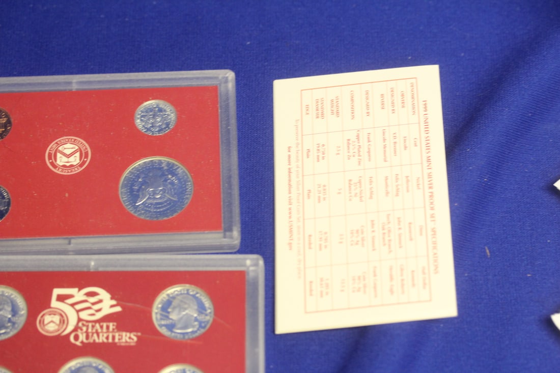 1999 US Mint Silver Proof Set - 3