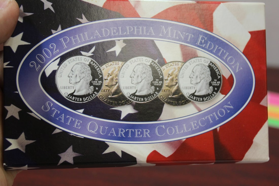2002 Philadelphia Mint State Quarter Collection: as shown