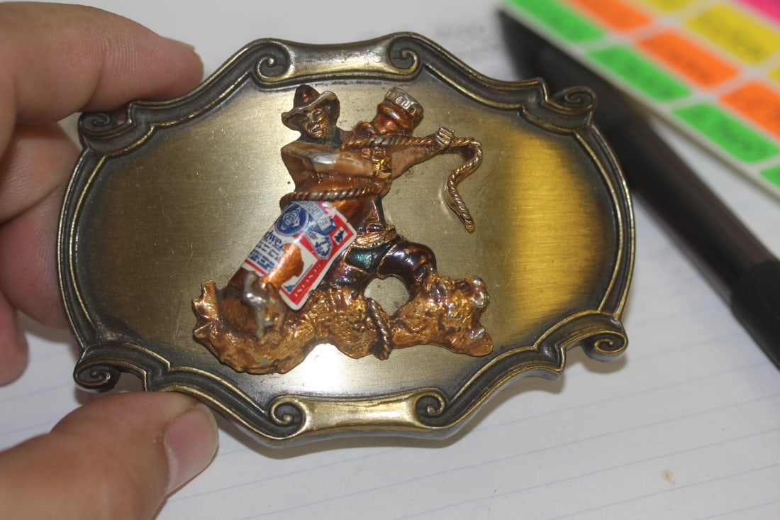 Budweiser Belt Buckle: as shown