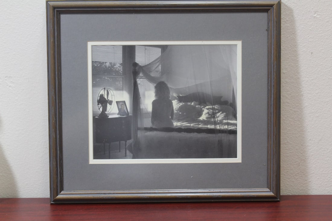 A Framed Black and White Photograph: by Cary and Debi Williams - overall= 15 1/2" x 13 1/2"