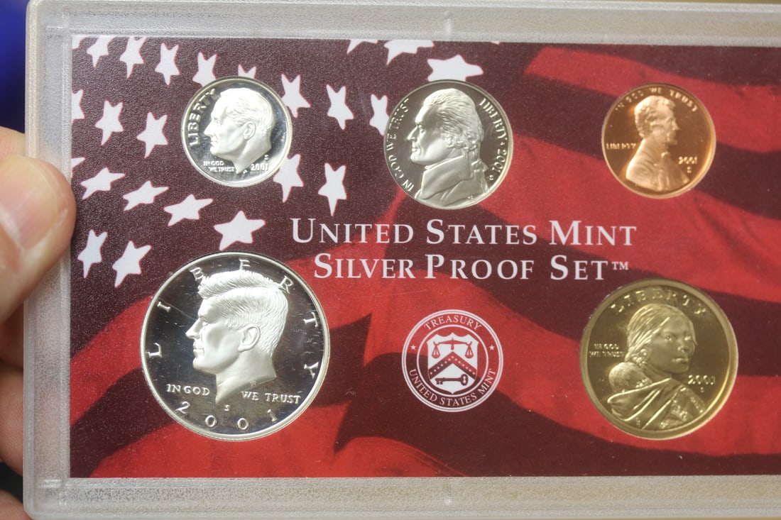 2001 US Mint Silver Proof Set - 2