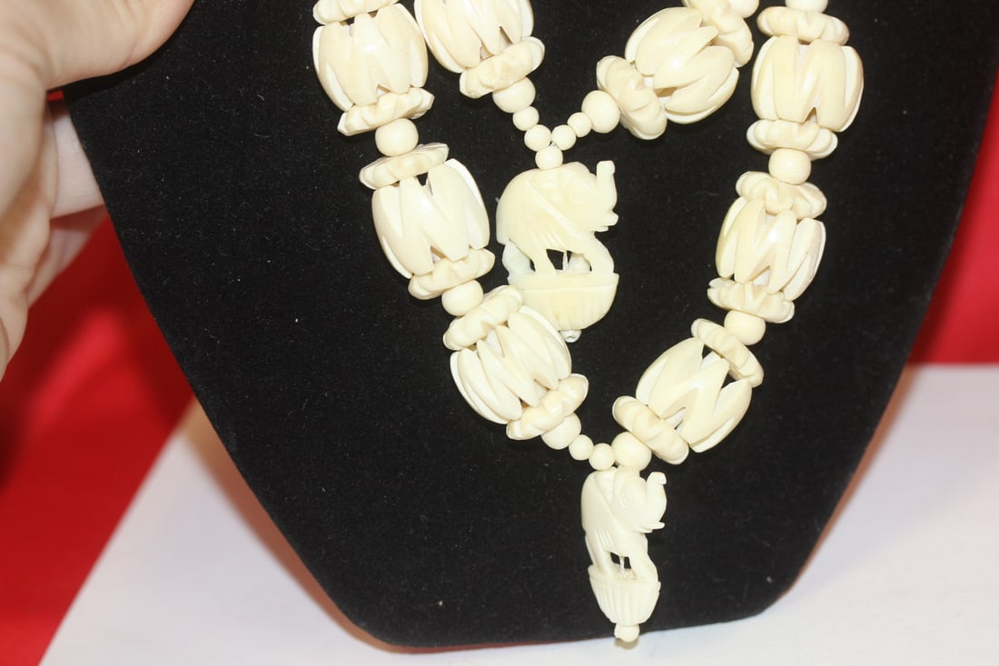 A Bone Necklace: as shown