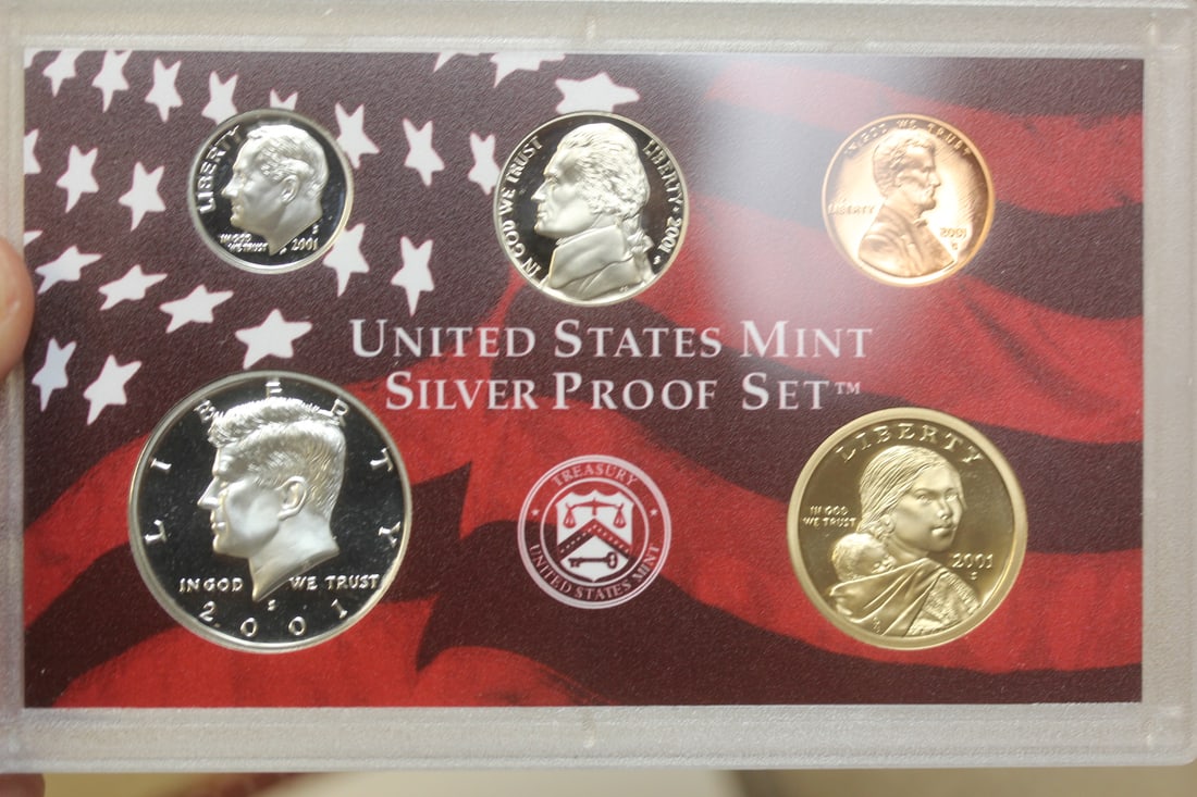 2001 US Mint Silver Proof Set - 2
