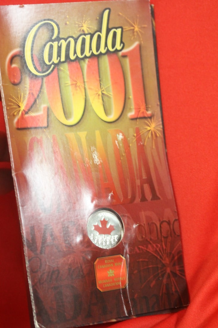 A Colorized 2001 Canada Coin: as shown