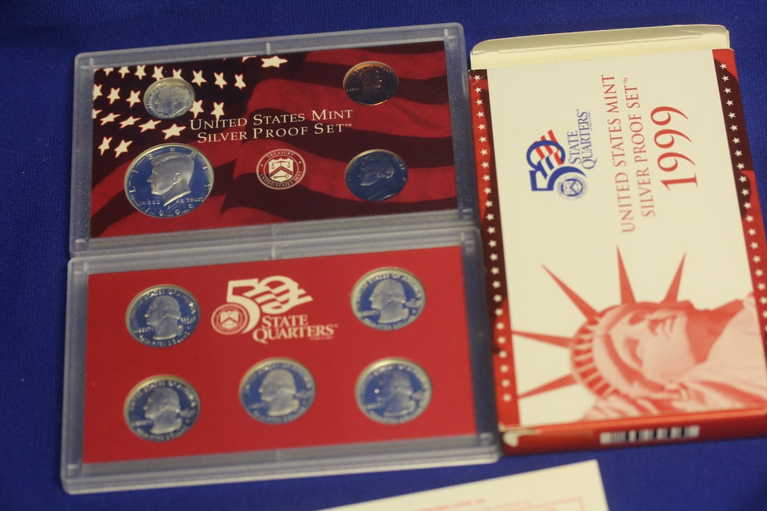 1999 US Mint Silver Proof Set (1 of 6)