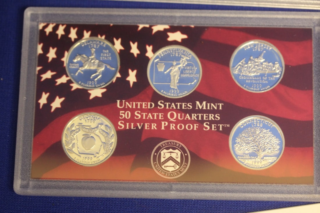 1999 US Mint Silver Proof Set - 5