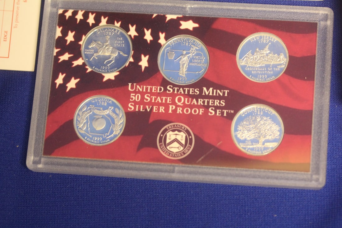 1999 US Mint Silver Proof Set - 2