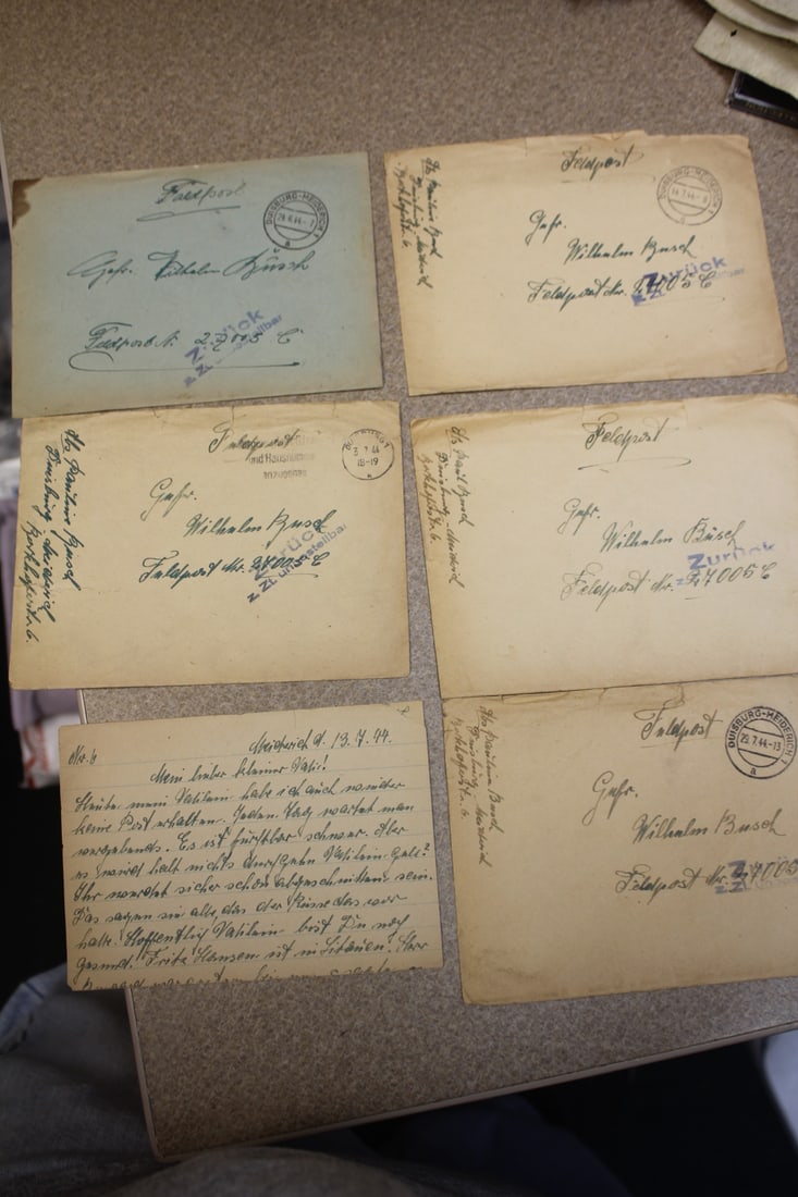Vintage WWII German Letters, Envelopes, etc.: as shown
