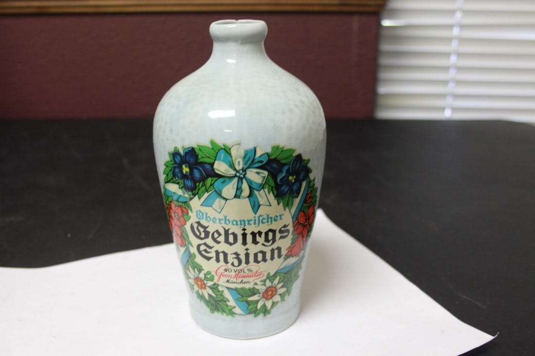A German Pitcher with Miniature Mug: 7 1/2" tall