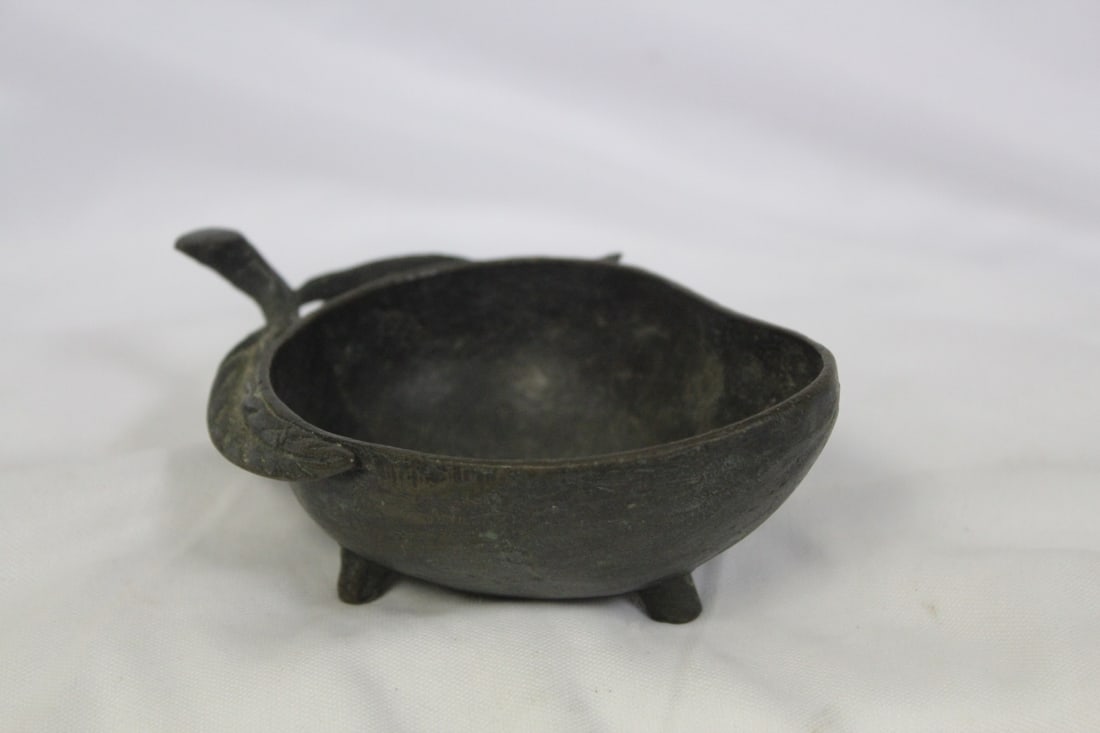 A Chinese? Brass/Bronze Libation Cup (1 of 5)