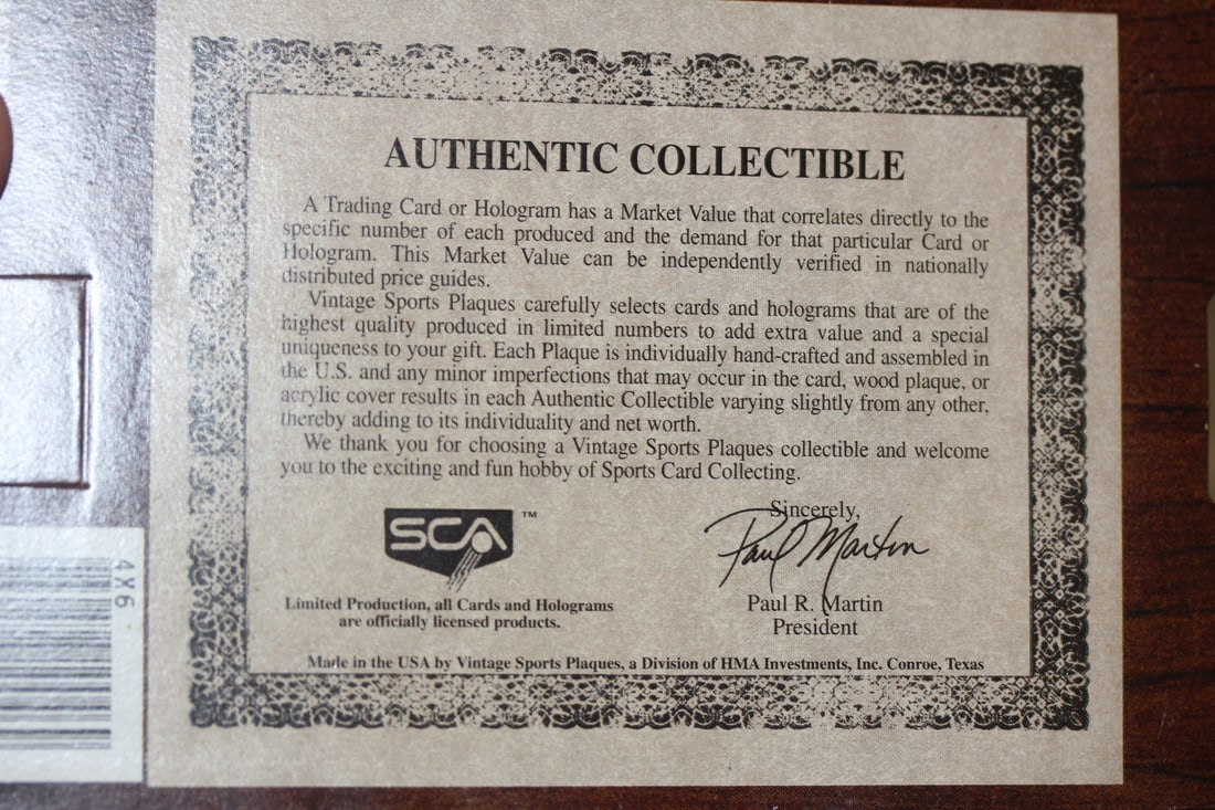 Shaq Plaque - 3