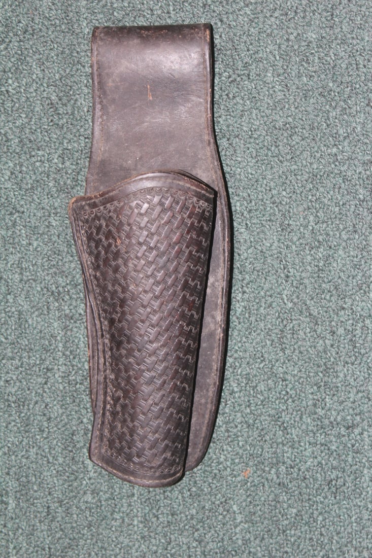 Leather Gun Holster: as shown