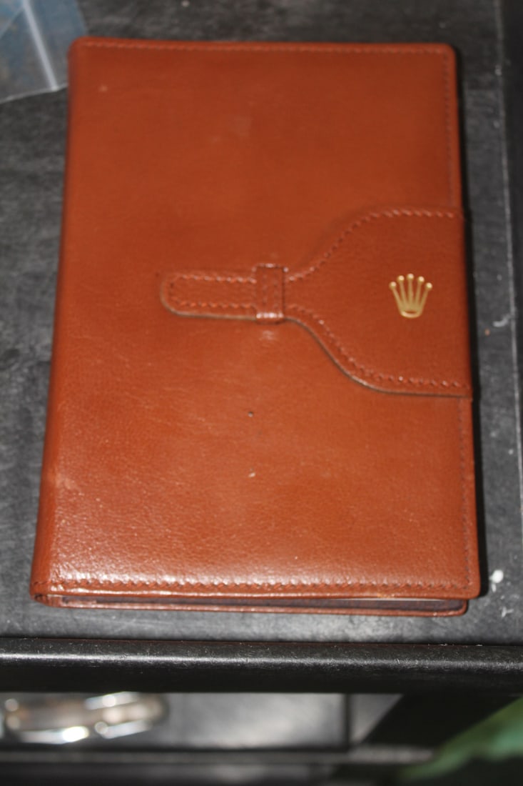 Leather Rolex Notebook: 7 3/4" x 5 1/2"