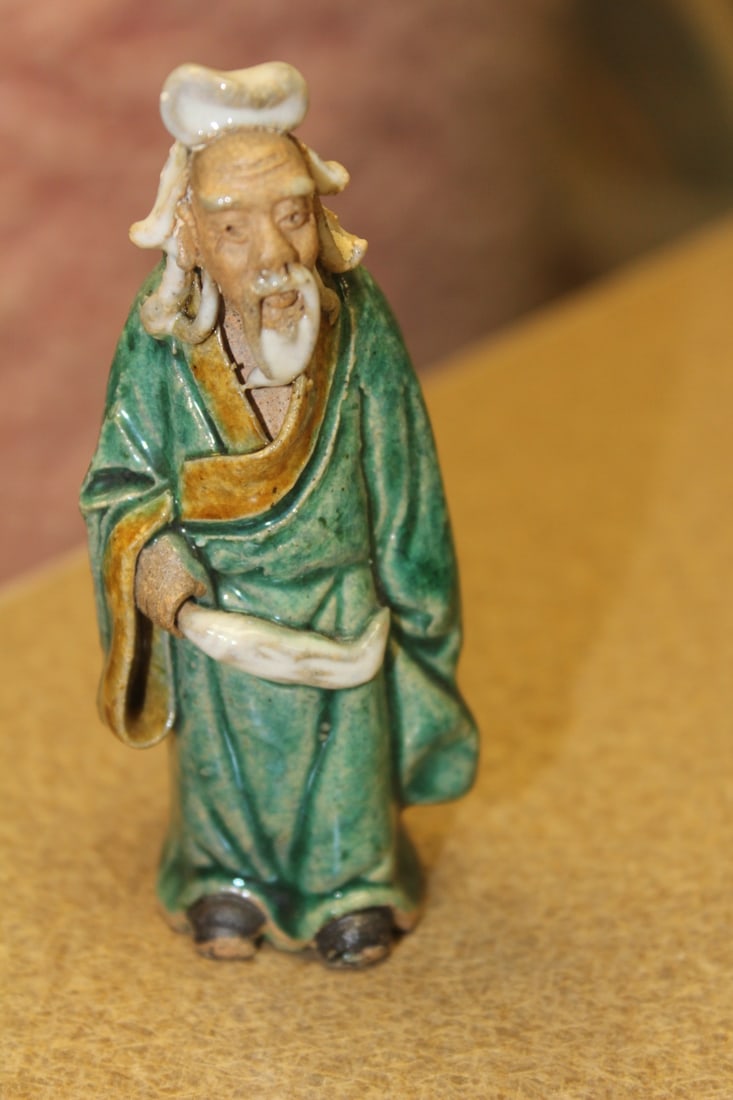 Vintage Chinese Mudman: marked China - 4 1/8" tall