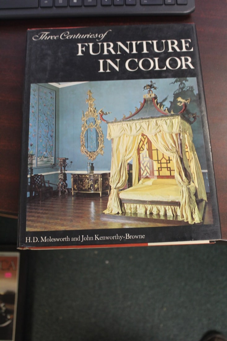 Book: Three Centuries of Furniture in Color: hardcover book with dust jacket