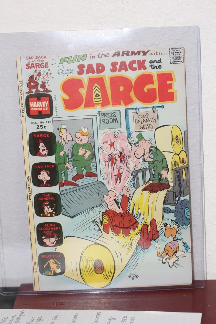 SAD Sack Comic Book: as shown