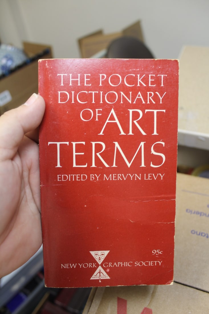 The Pocket Dictionary of Art Terms: as shown