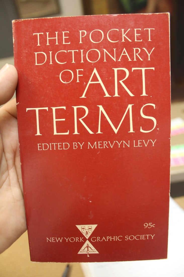 The Pocket Dictionary of Art Terms: as shown