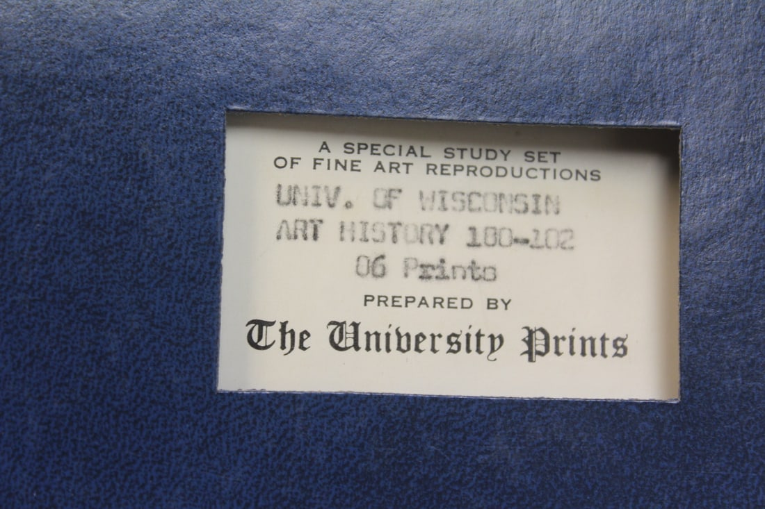 Softcover Binder: The University Prints: Art History