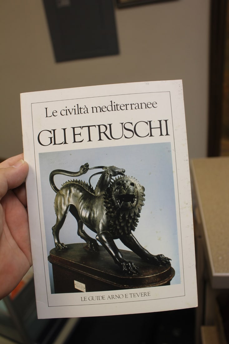 Pamphlet: Le Civilta Mediterranee Gli Etruschi: as shown
