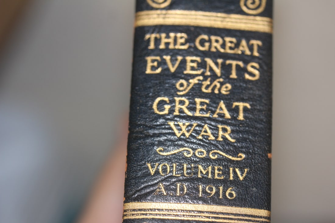 Hardcover Book: The Great Events of the Great War (1 of 4)