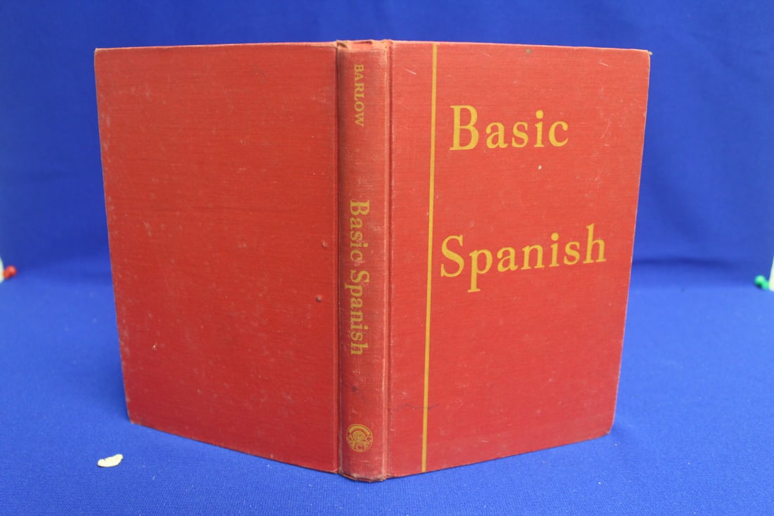 Hardcover Book: Basic Spanish: as shown