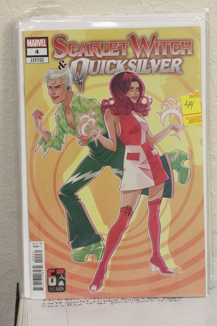 Scarlet Witch & Quicksilver Comic: as shown
