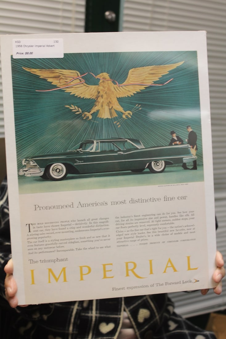 Chrysler Imperial Advertising Poster: as shown
