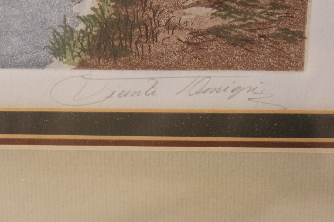 A Signed Dominguez? Lithograph/Print - 3