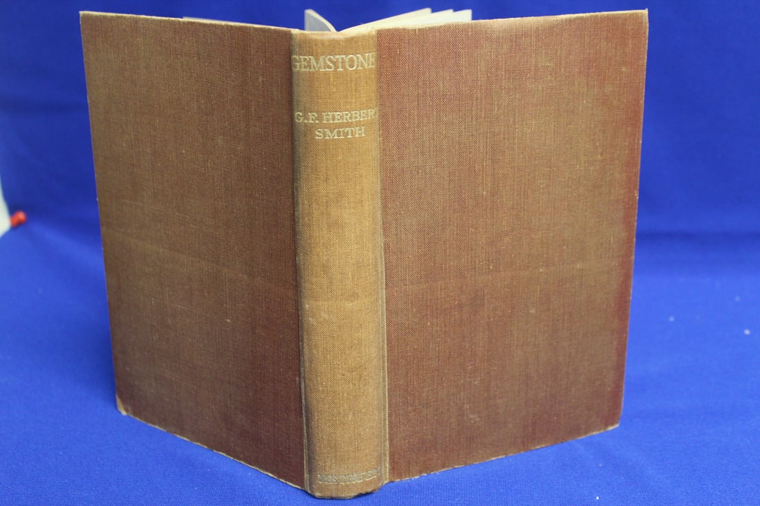 Hardcover Book on Gemstones: as shown