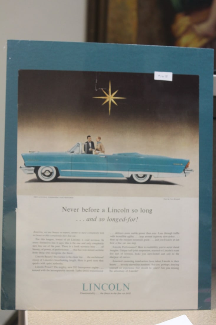 Lincoln Convertible Print: from a magazine