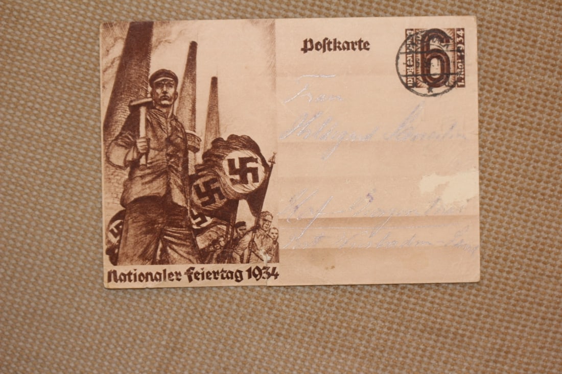 World War II Germany Post Card: as shown on photos
