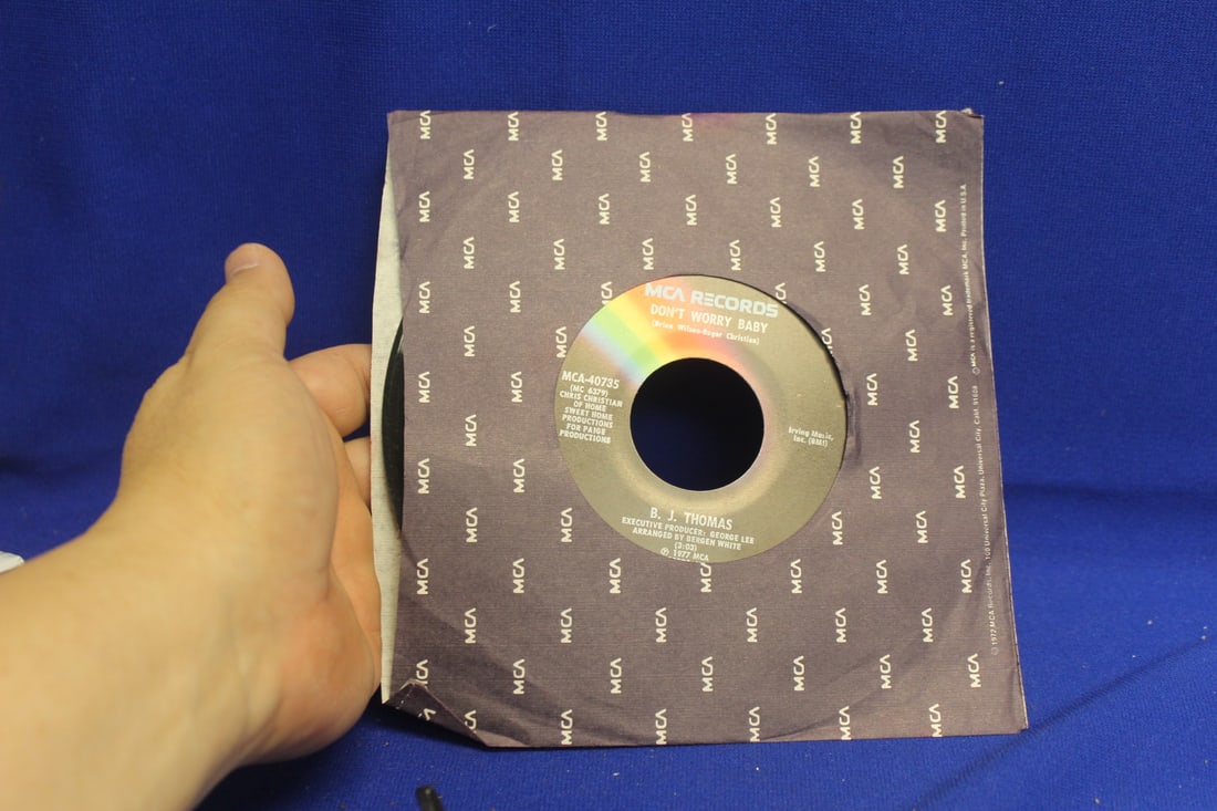 B.J. Thomas 45 rpm Record: as shown