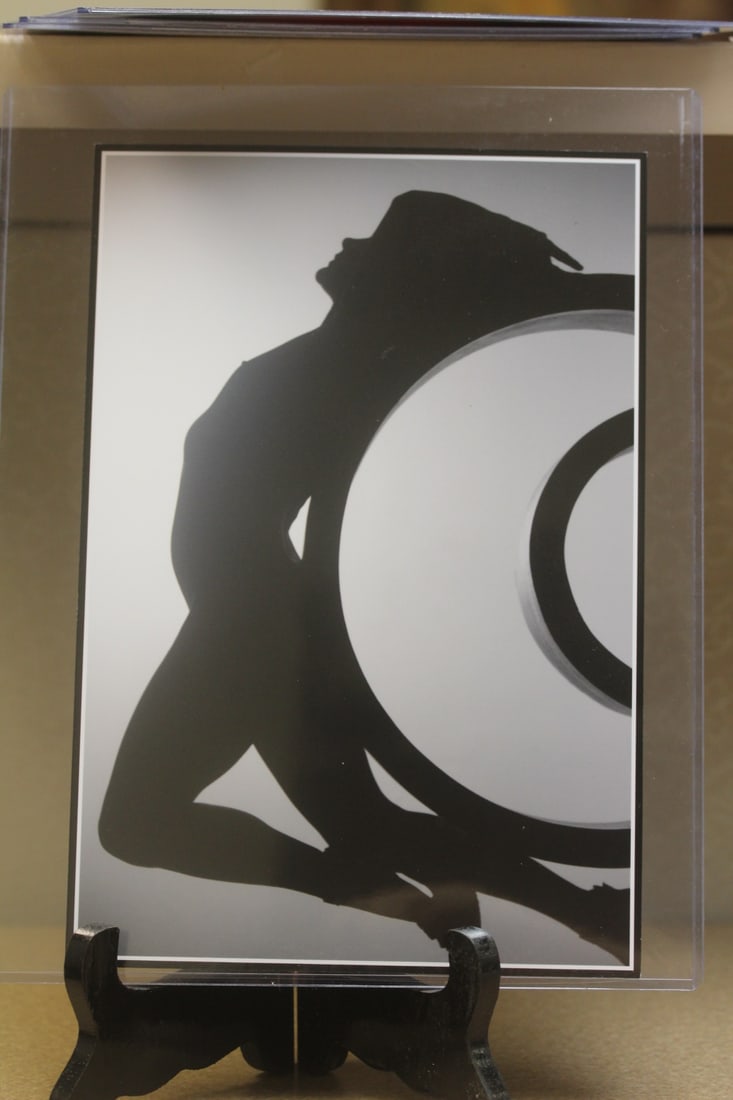 Photograph of a Nude Stereotype: appeared to be an original black and white photograph - matte finish - 6 7/8" x 10 1/8"