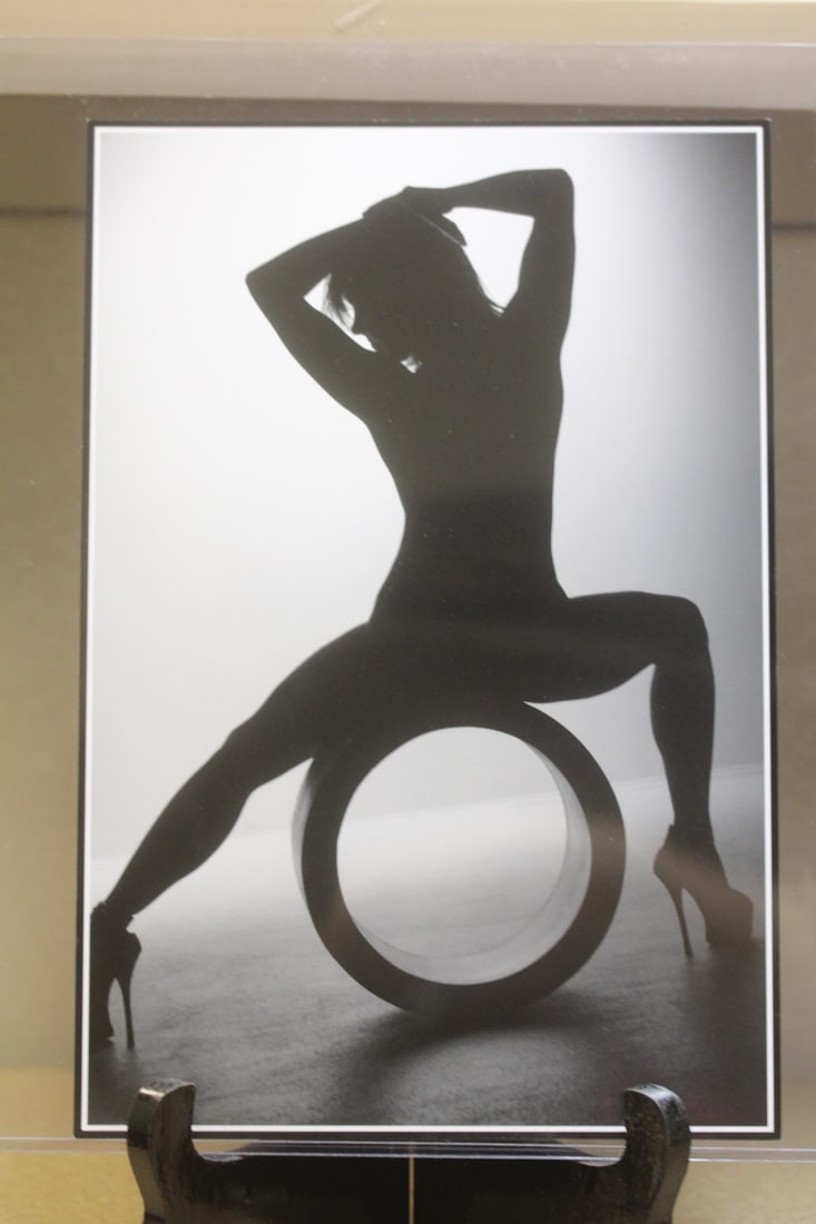 Photograph of a Nude Stereotype: appeared to be an original black and white photograph - matte finish - 10 1/4" x 6 5/8"